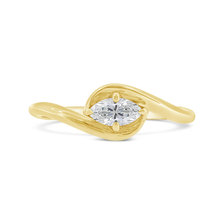 Lab Grown Diamond Solitaire Ring - 72042-MRQ