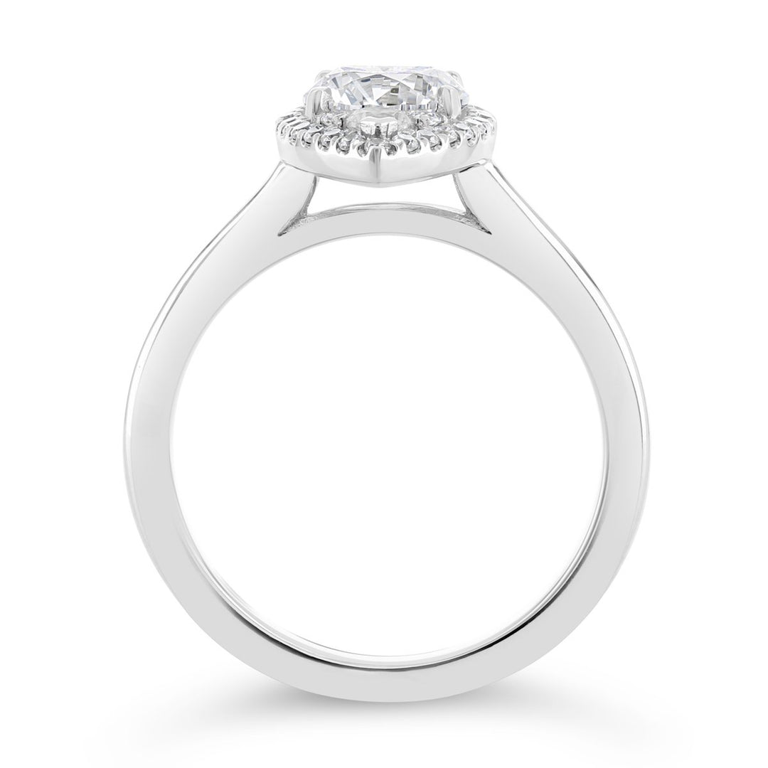 Diamond Halo Engagement Ring - The Diamond Guys
