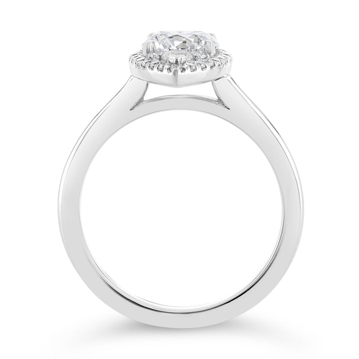 Diamond Halo Engagement Ring - The Diamond Guys