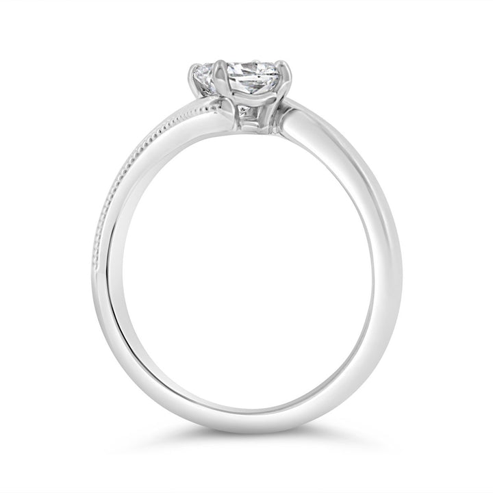Lab Grown Diamond Solitaire Ring - 72025-LAB