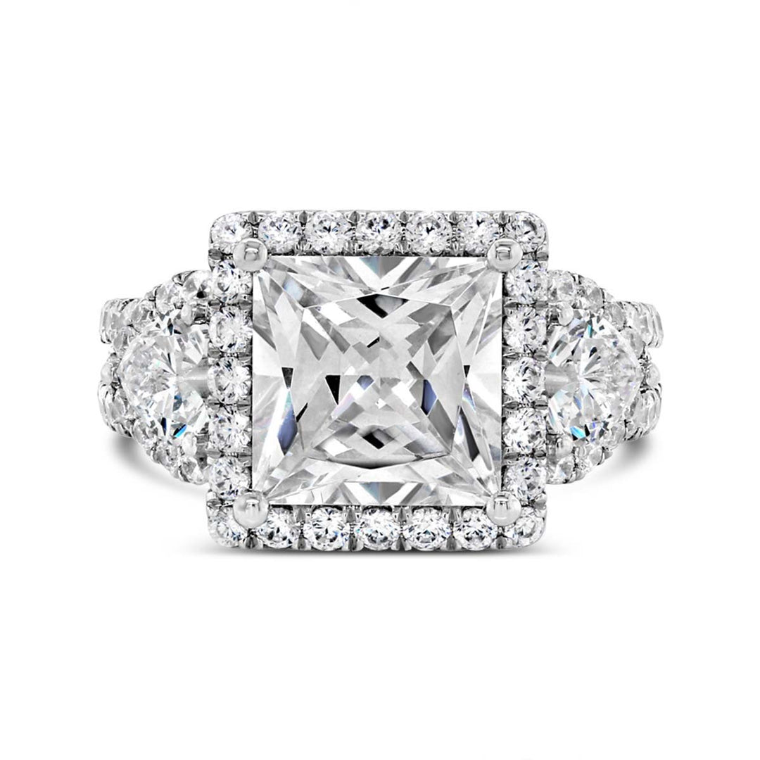 Halo Diamond Engagement Ring