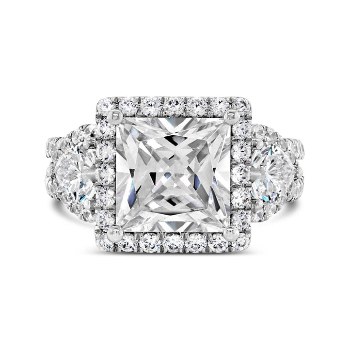 Halo Diamond Engagement Ring