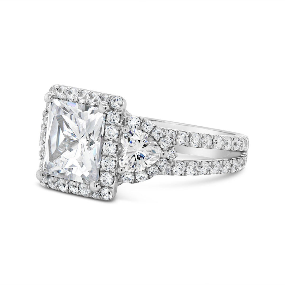 Halo Diamond Engagement Ring