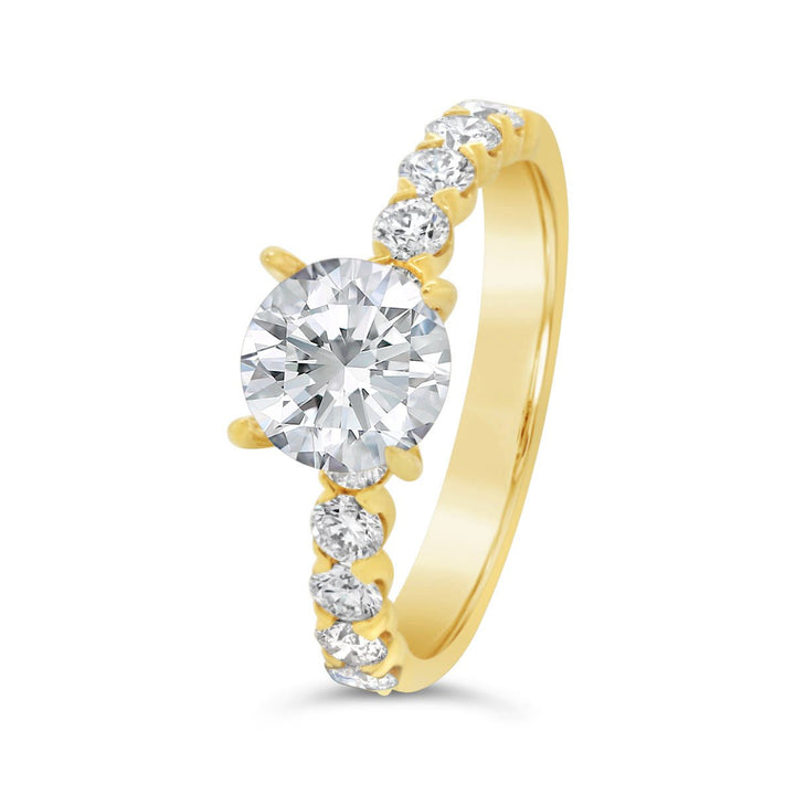 Pave Diamond Engagement Ring - YJC4307R