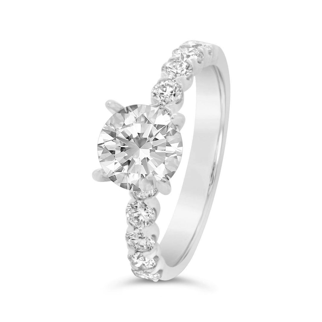 Pave Diamond Engagement Ring - YJC4307R
