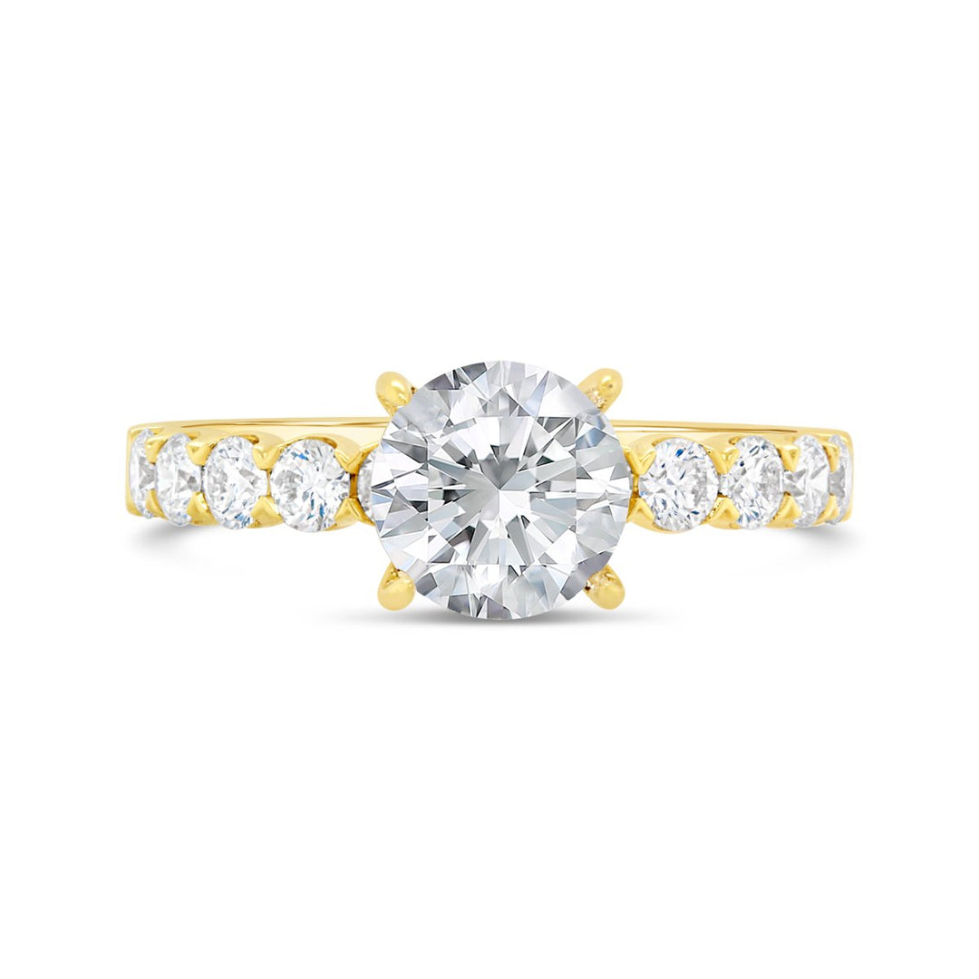 Pave Diamond Engagement Ring - YJC4307R