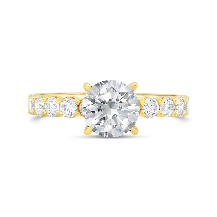 Pave Diamond Engagement Ring - YJC4307R
