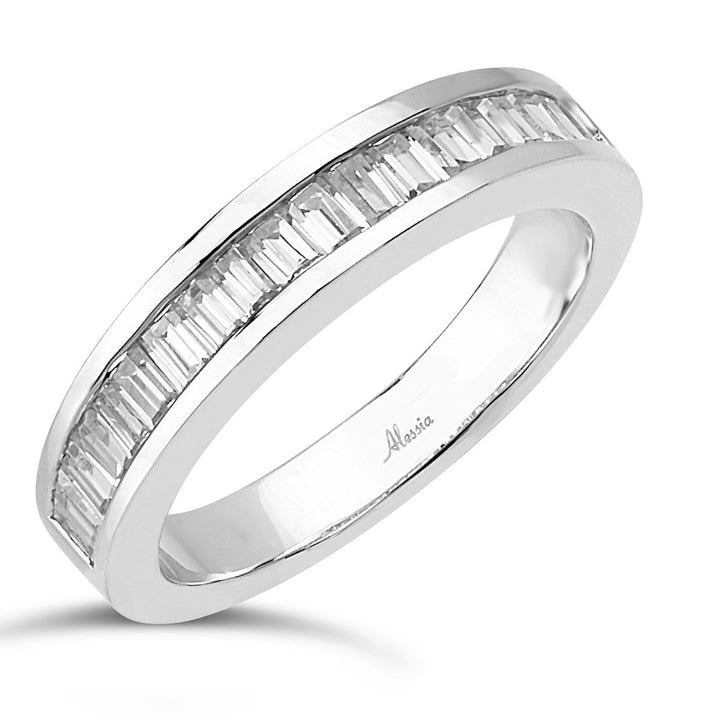 Baguette Diamond Channel Set Band - ACE017 - The Diamond Guys