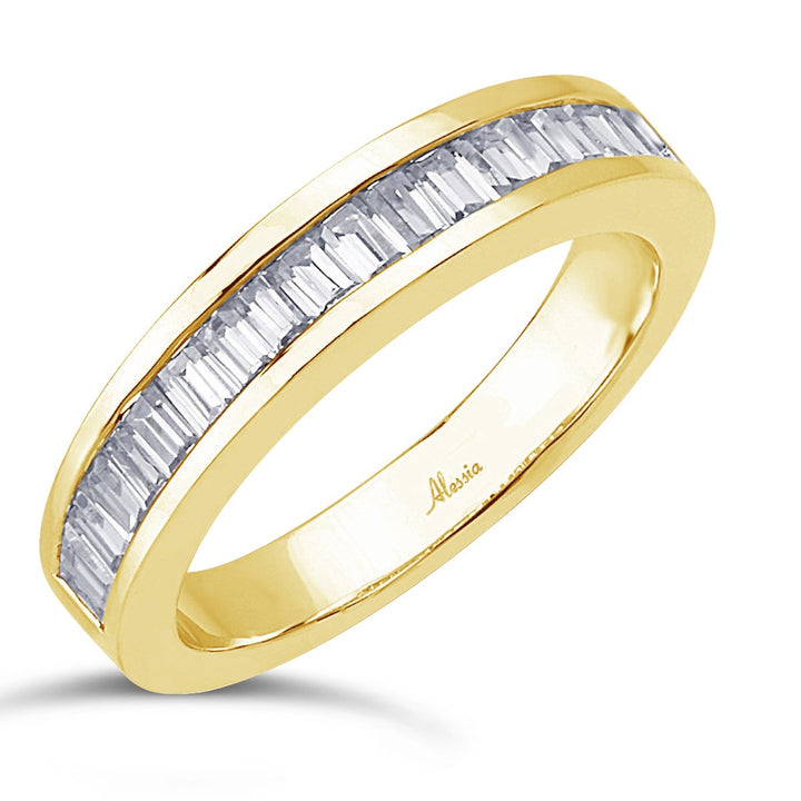 Baguette Diamond Channel Set Band - ACE017 - The Diamond Guys