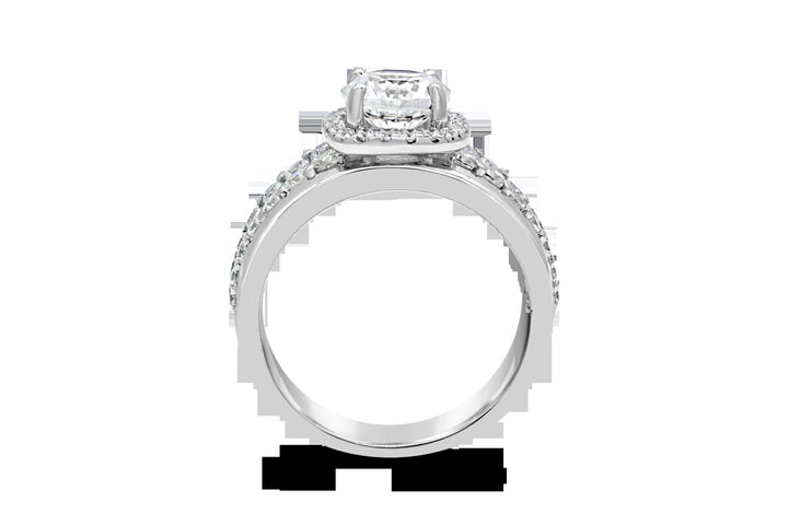 Diamond Halo Engagement Ring - The Diamond Guys