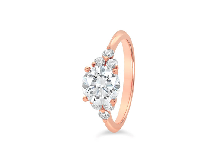 Modern Diamond Engagement Ring - The Diamond Guys