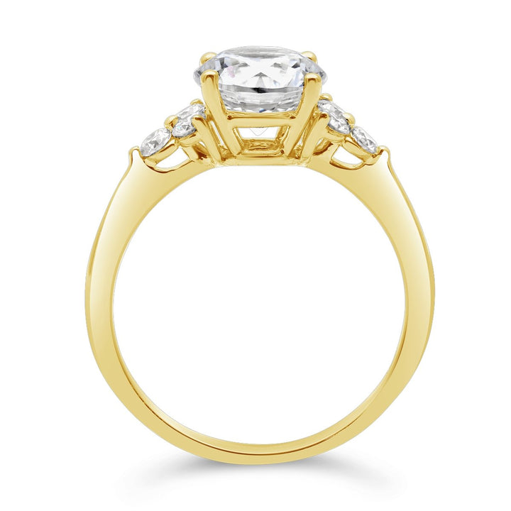 Modern Diamond Engagement Ring - The Diamond Guys