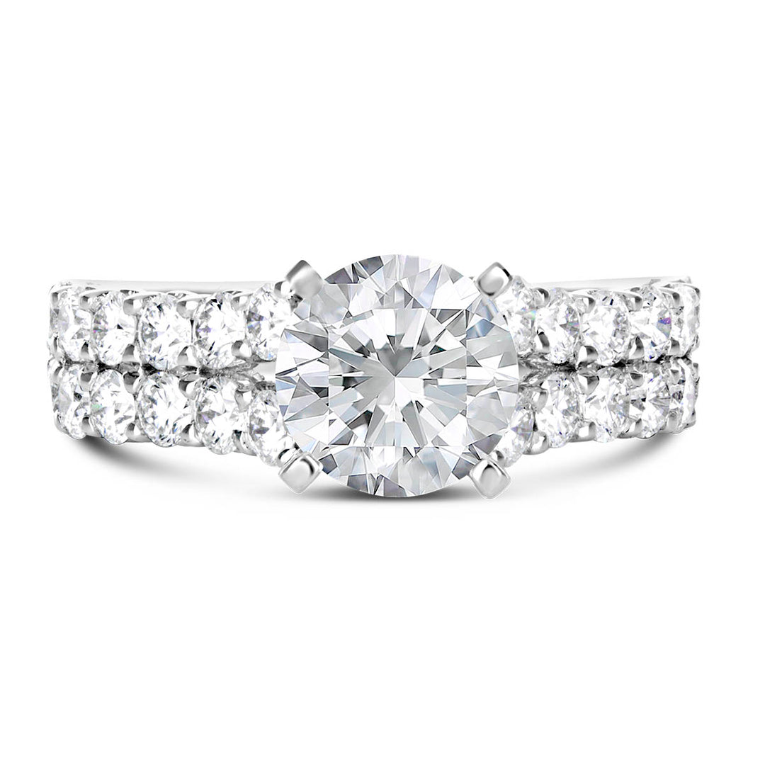 Split Shank Diamond Engagement Ring - ARD1596R