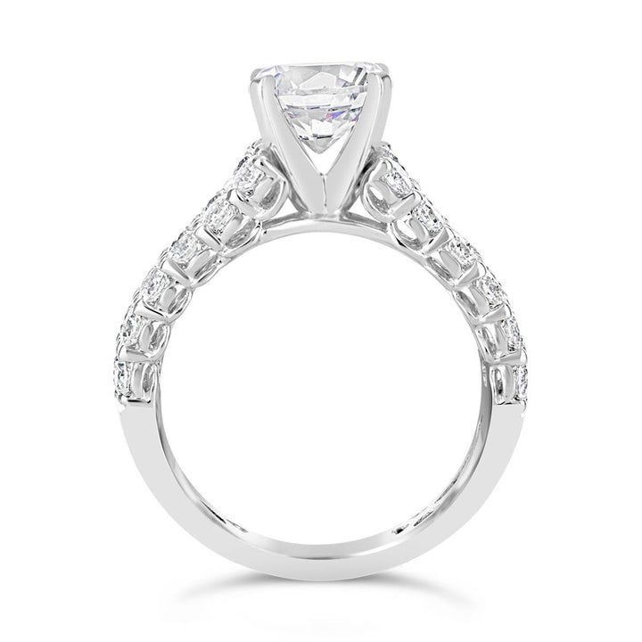 Split Shank Diamond Engagement Ring
