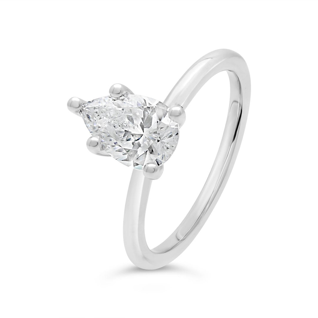 Solitaire Diamond Engagement Ring - The Diamond Guys