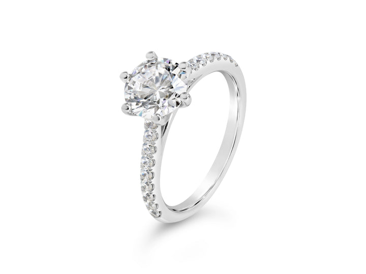 Classic Diamond Engagement Ring - The Diamond Guys