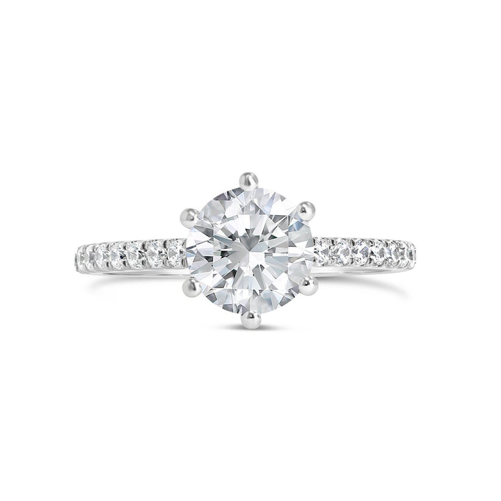 Classic Diamond Engagement Ring - The Diamond Guys
