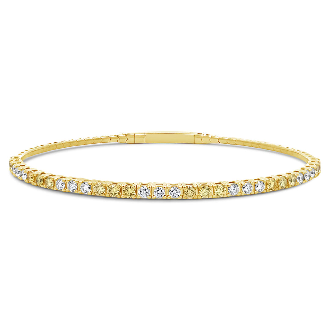 Yellow Diamond Bangle - BG437BYD