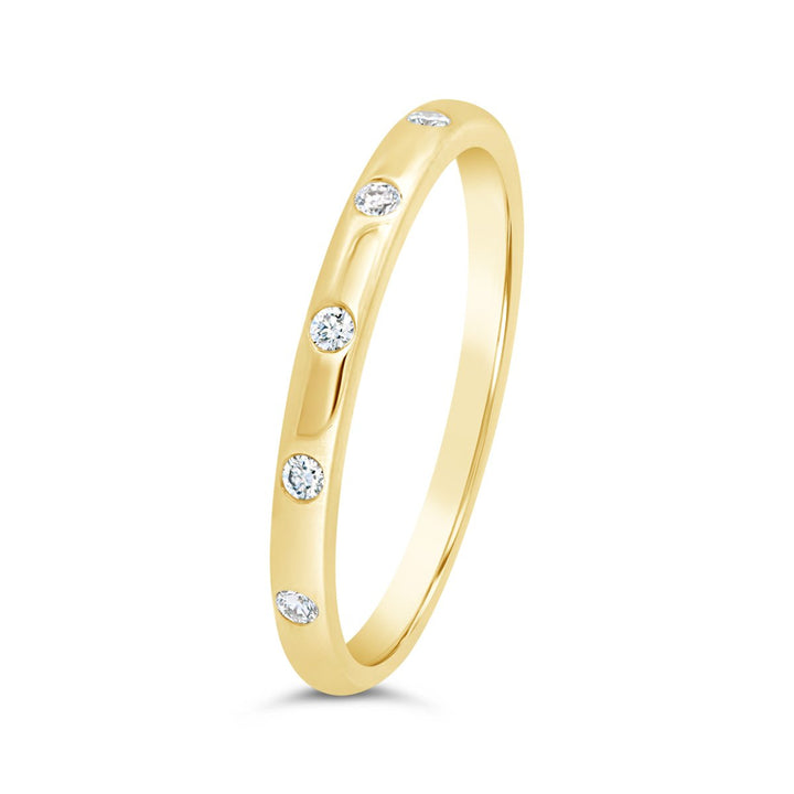 Flush Set Diamond Band - 54897RY - The Diamond Guys