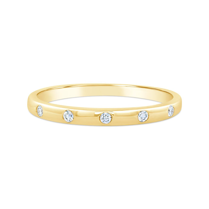 Flush Set Diamond Band - 54897RY - The Diamond Guys