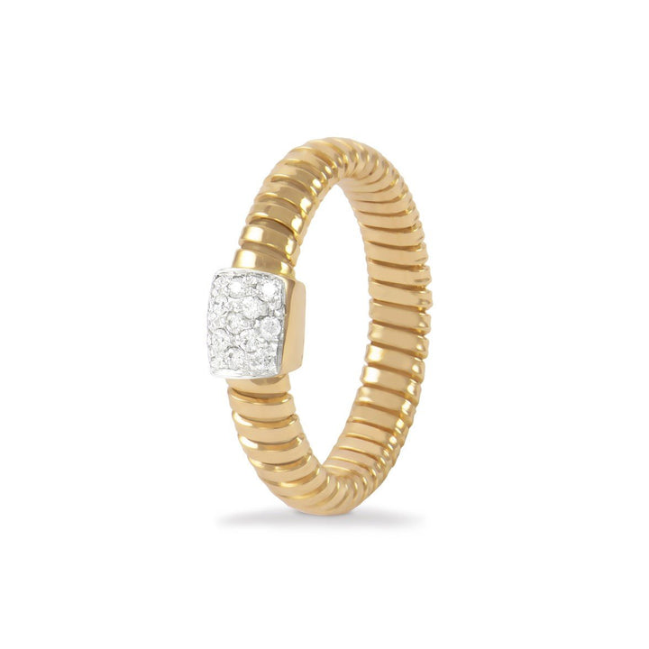 Italian Pave Diamond Flexi Ring - K434420