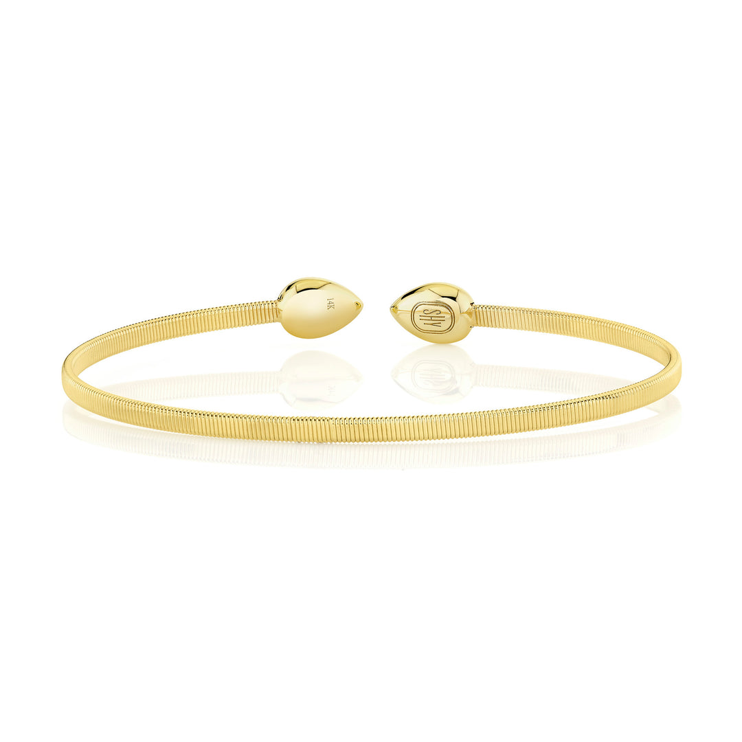 Shy Creation Open Flexy Pave Diamond Bracelet