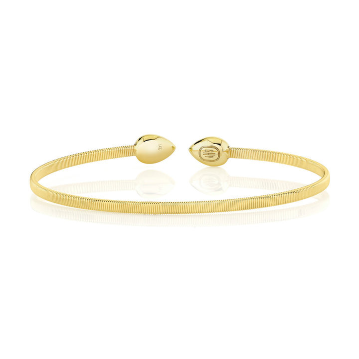 Shy Creation Open Flexy Pave Diamond Bracelet