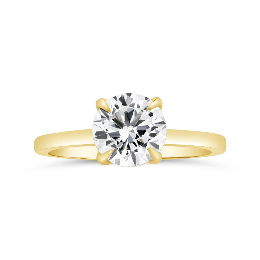 Solitaire Diamond Engagement Ring with Claw Prongs - The Diamond Guys