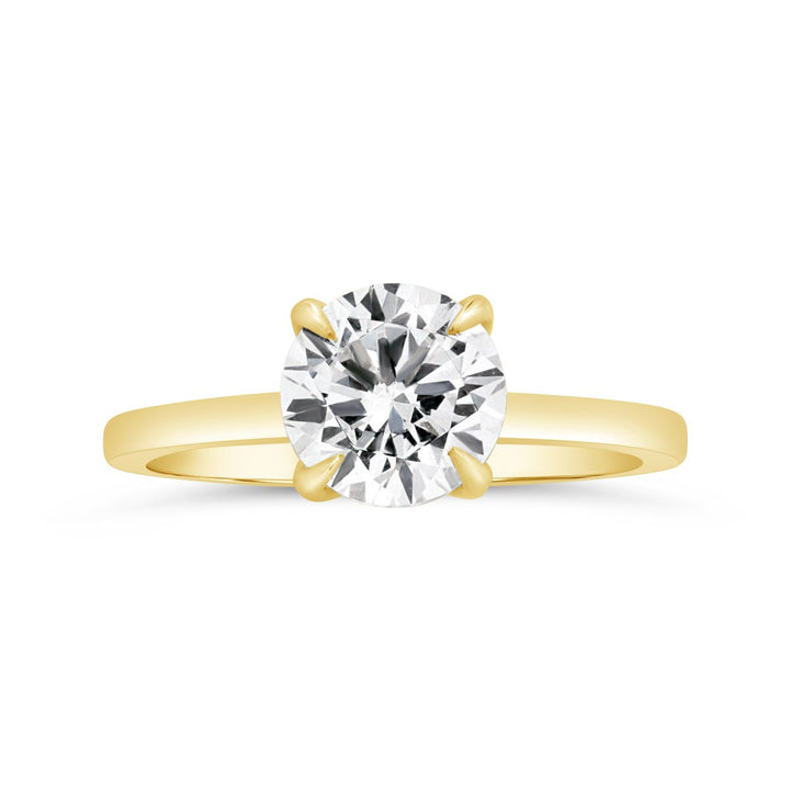 Solitaire Diamond Engagement Ring with Claw Prongs - The Diamond Guys