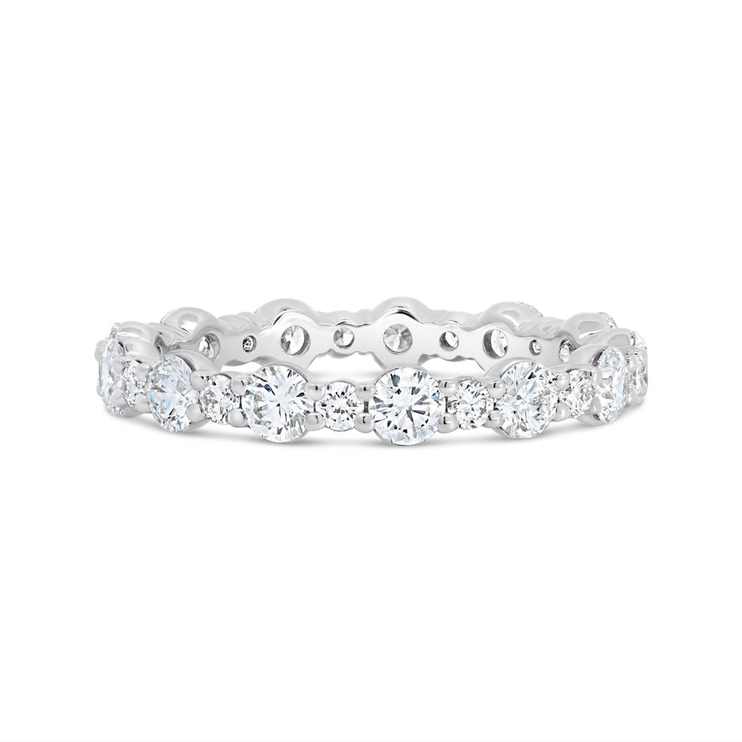 Alternating Rounds Lab Grown Diamond Eternity Band