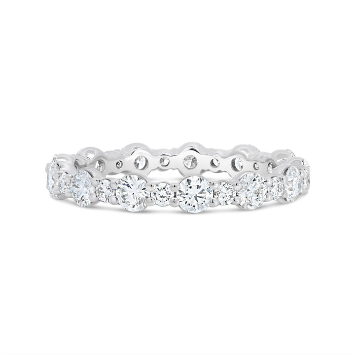 Alternating Rounds Lab Grown Diamond Eternity Band