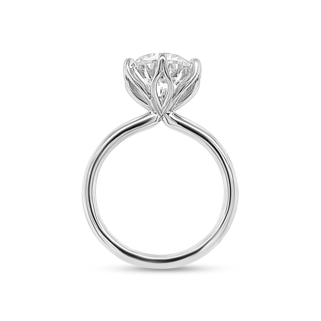 Solitaire Six Prongs Diamond Engagement Ring - The Diamond Guys