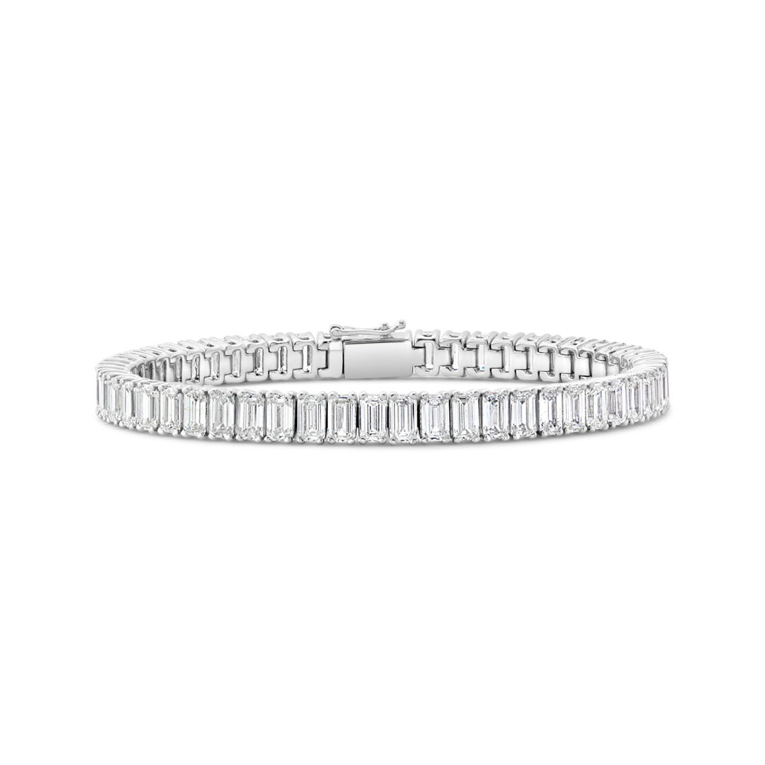 Emerald Cut Diamond Tennis Bracelet - ARZ105241