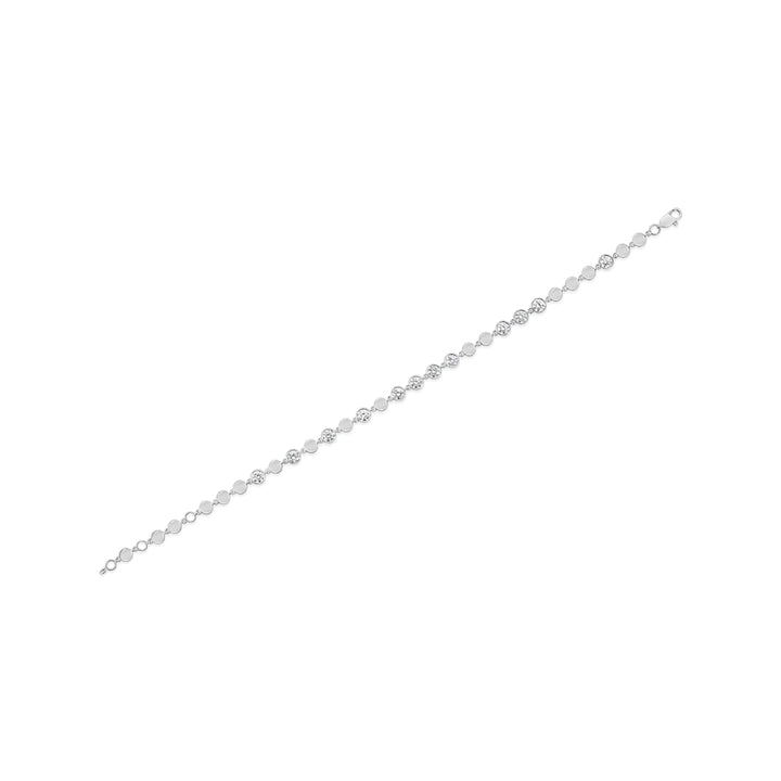 Lab. Grown Round Diamond Bezel Bracelet