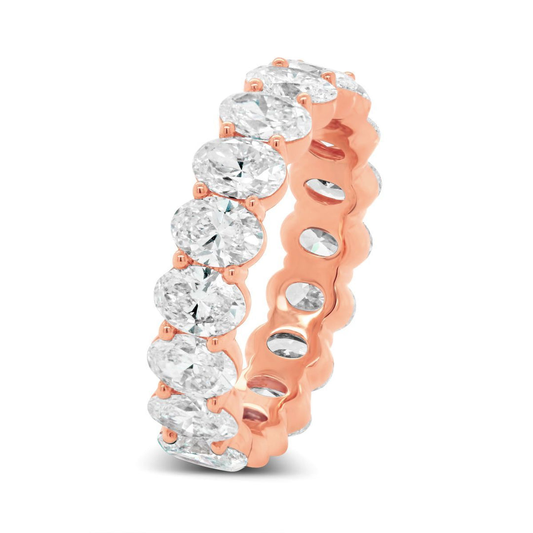 Oval Cut Lab Grown Diamond Eternity Band - EB741-LAB