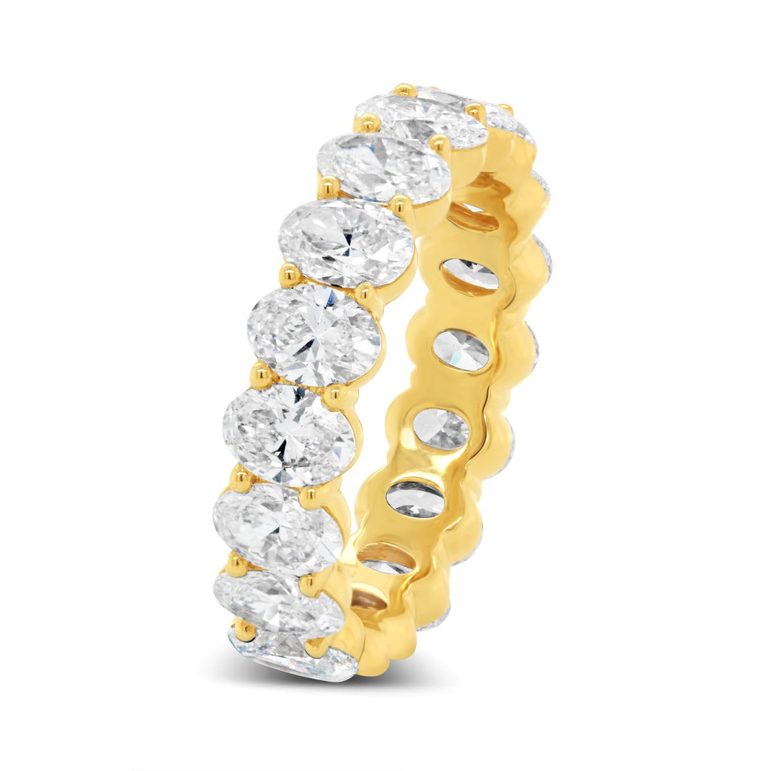 Oval Cut Lab Grown Diamond Eternity Band - EB741-LAB