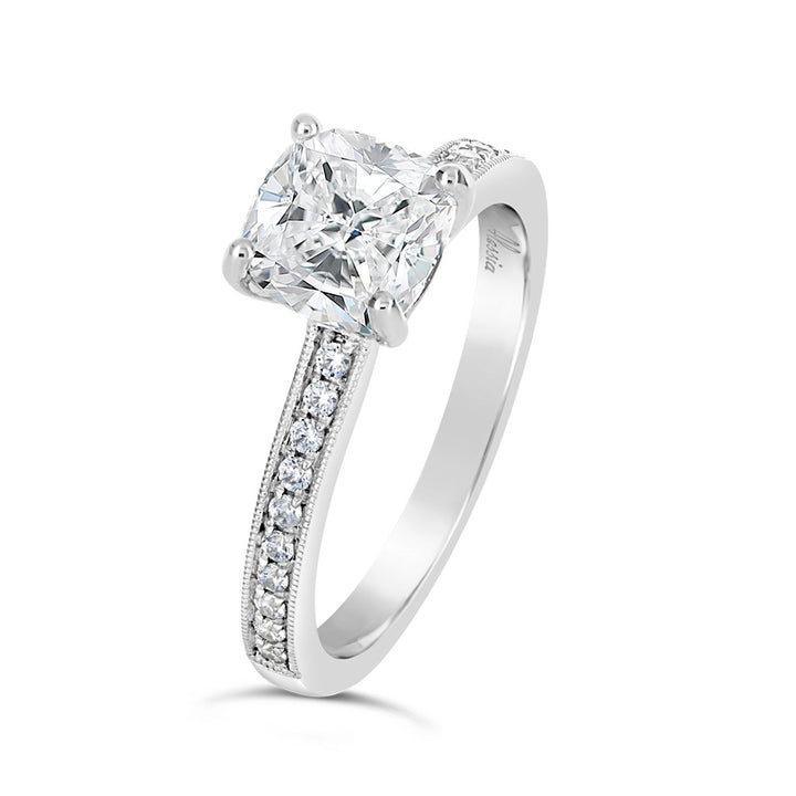 Vintage Style Diamond Engagement Ring - The Diamond Guys