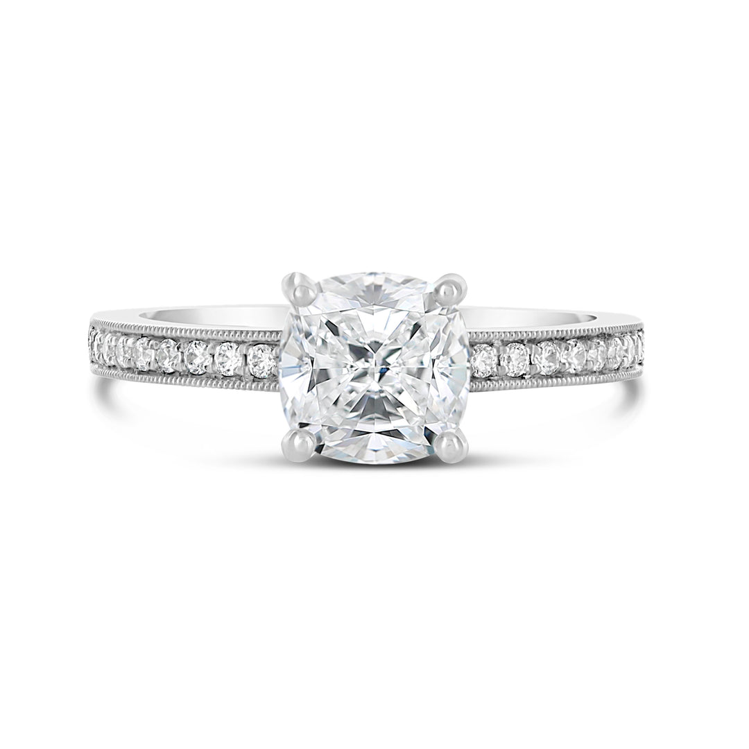 Vintage Style Diamond Engagement Ring - The Diamond Guys