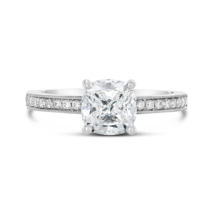 Vintage Style Diamond Engagement Ring - The Diamond Guys