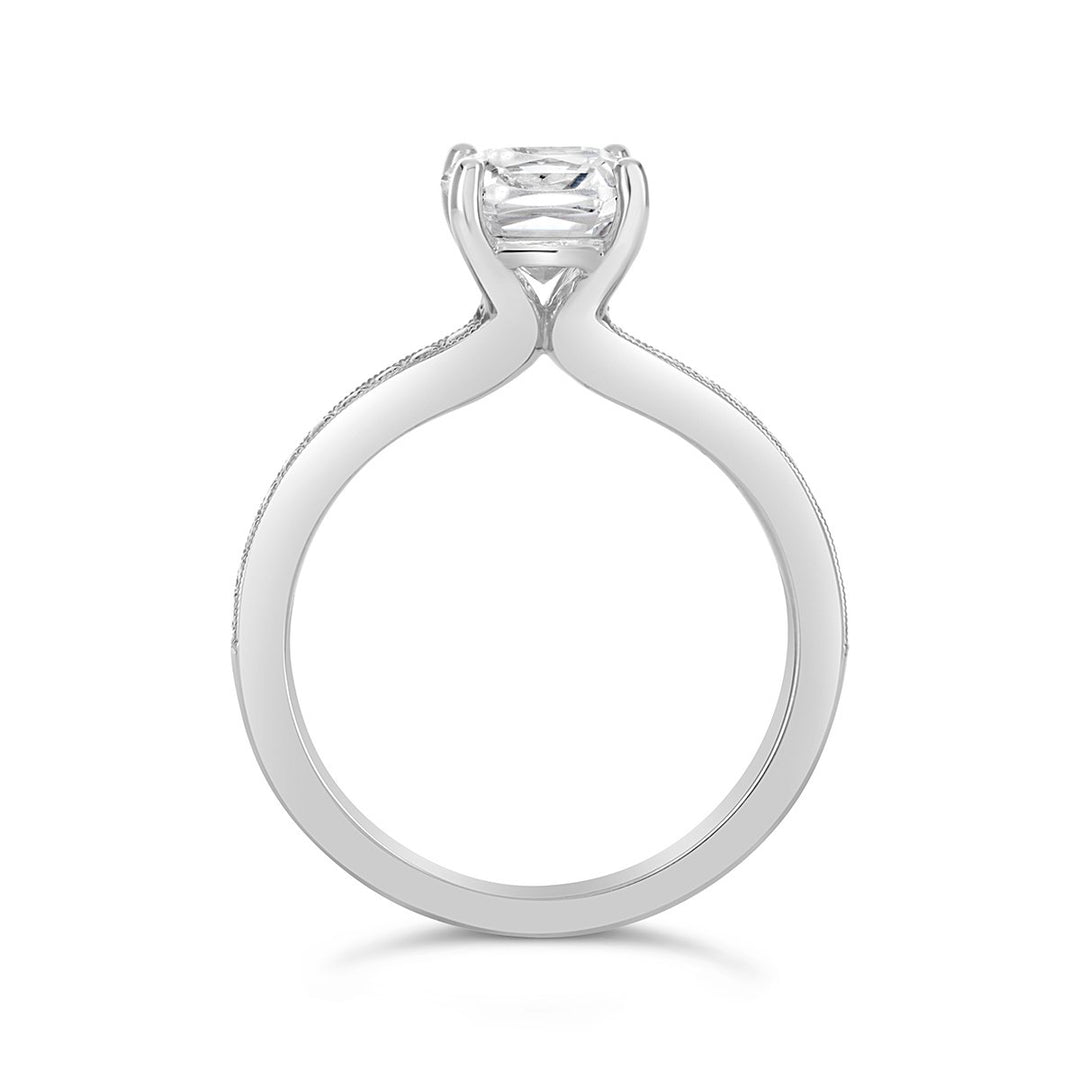 Vintage Style Diamond Engagement Ring - The Diamond Guys