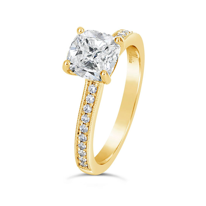 Vintage Style Diamond Engagement Ring - The Diamond Guys