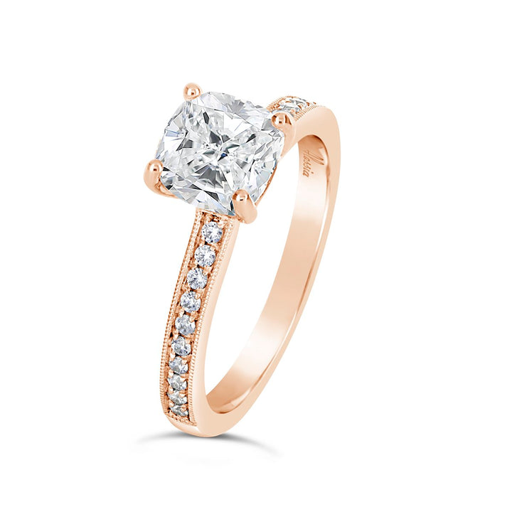 Vintage Style Diamond Engagement Ring - The Diamond Guys