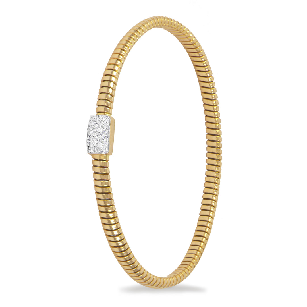 K Di Kuore Italian Pave Diamond Flexi Bracelet - K442011