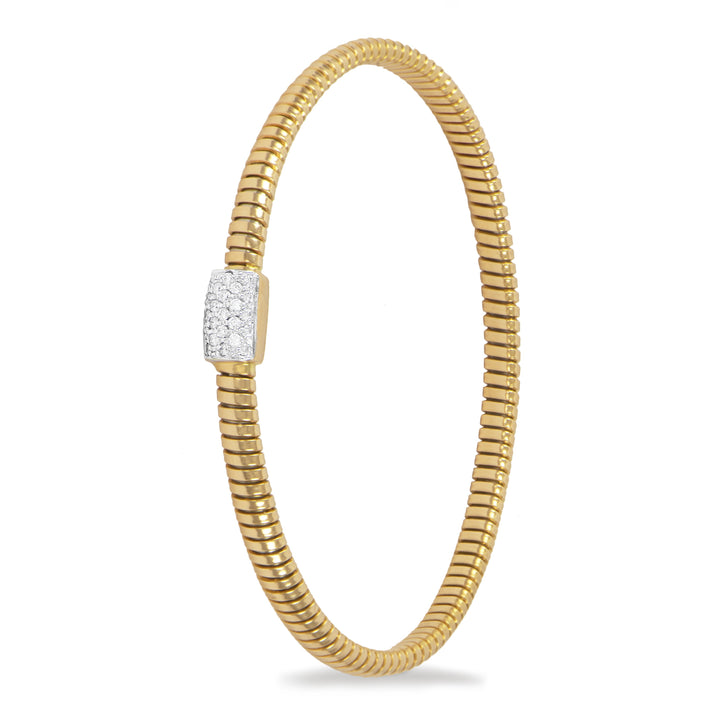 K Di Kuore Italian Pave Diamond Flexi Bracelet - K442011