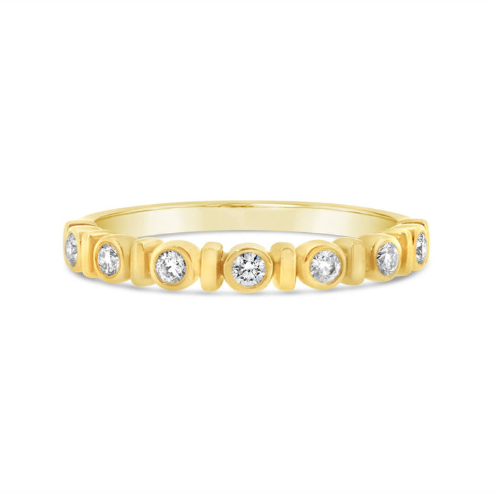 Bezel Set Diamond Fashion Ring
