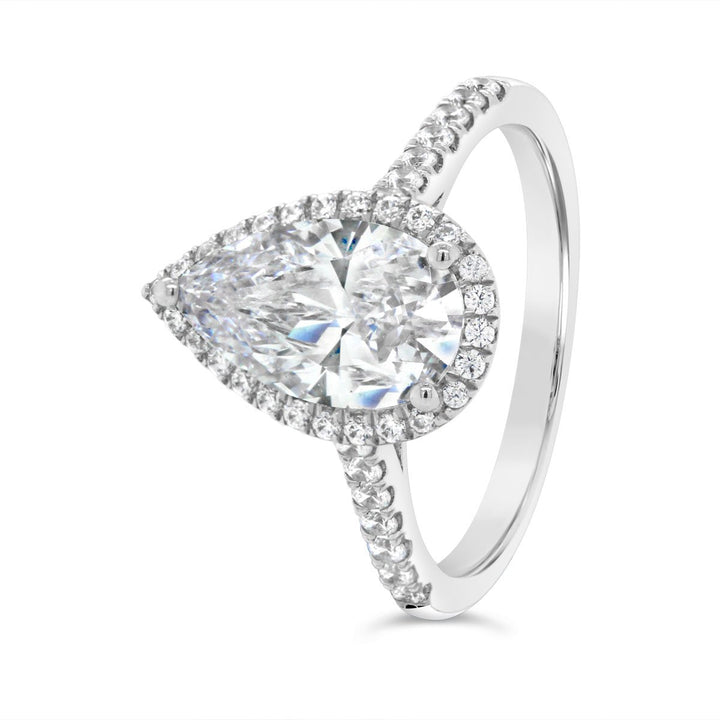 Halo Diamond Engagement Ring