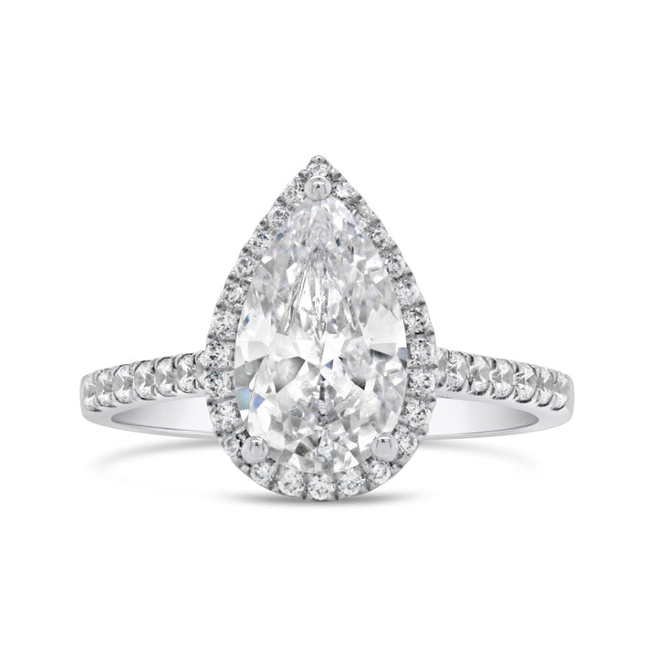 Halo Diamond Engagement Ring