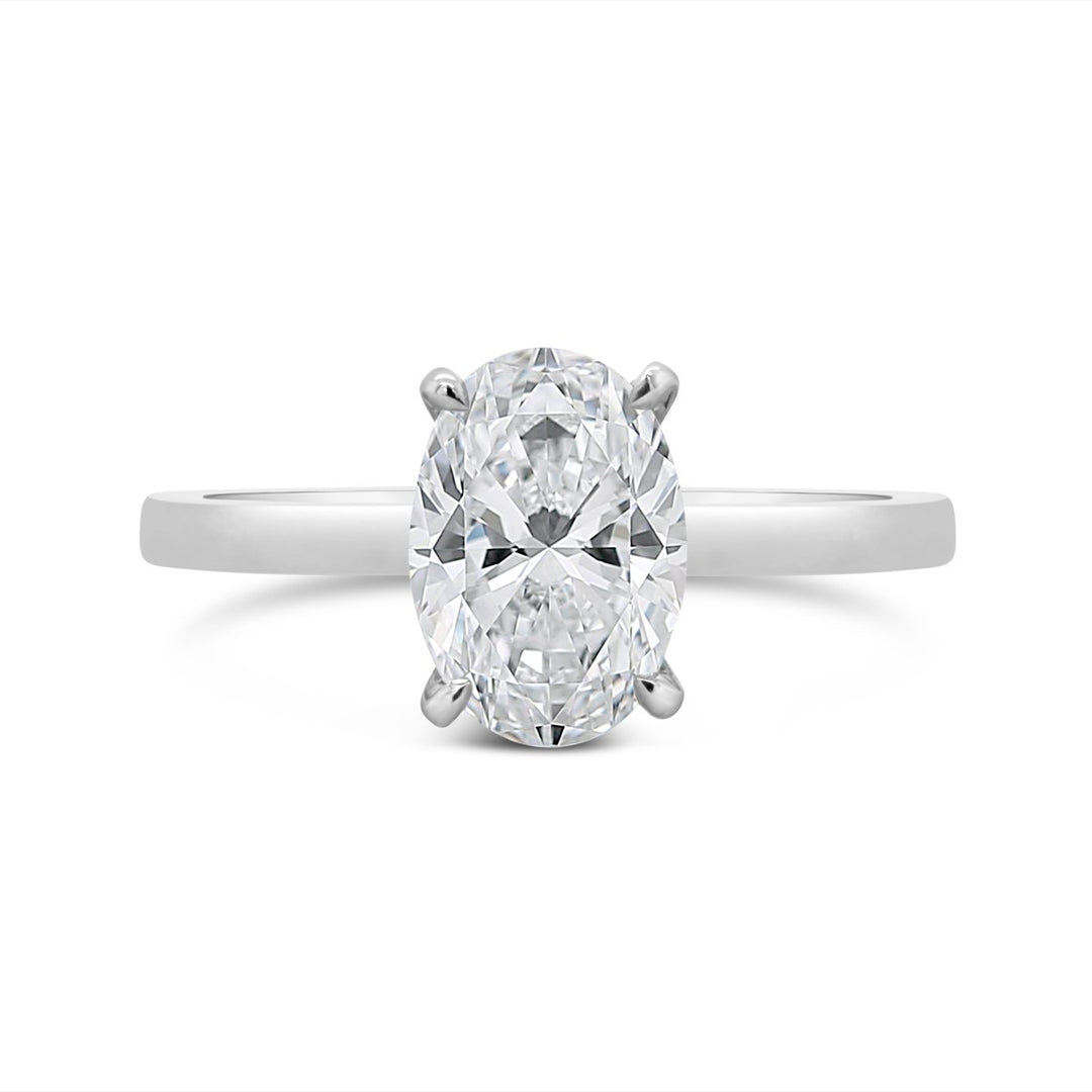 Solitaire Diamond Engagement Ring - YJC3492R-SOL