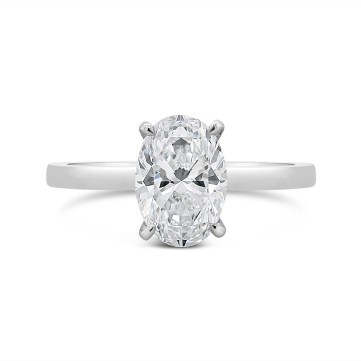 Solitaire Diamond Engagement Ring - YJC3492R-SOL