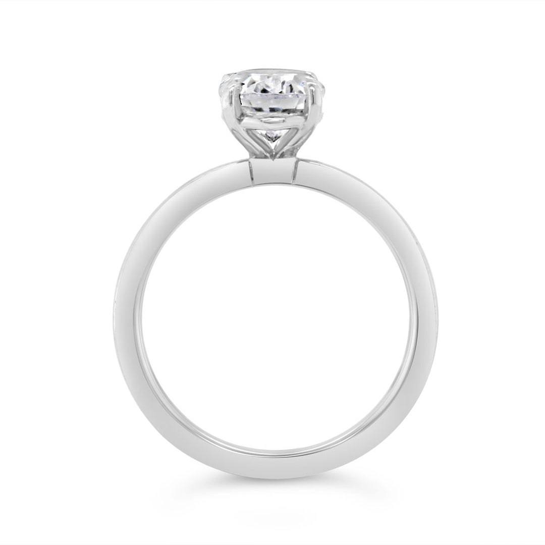 Solitaire Diamond Engagement Ring - YJC3492R-SOL